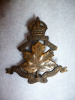 C20 - The Queen's Own Canadian Hussars Bronzed Collar Badge, 1903 issue